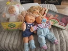 Vintage Cabbage Patch Kids Doll Lot of 5 – Includes NIB Bunny Baby & Special...