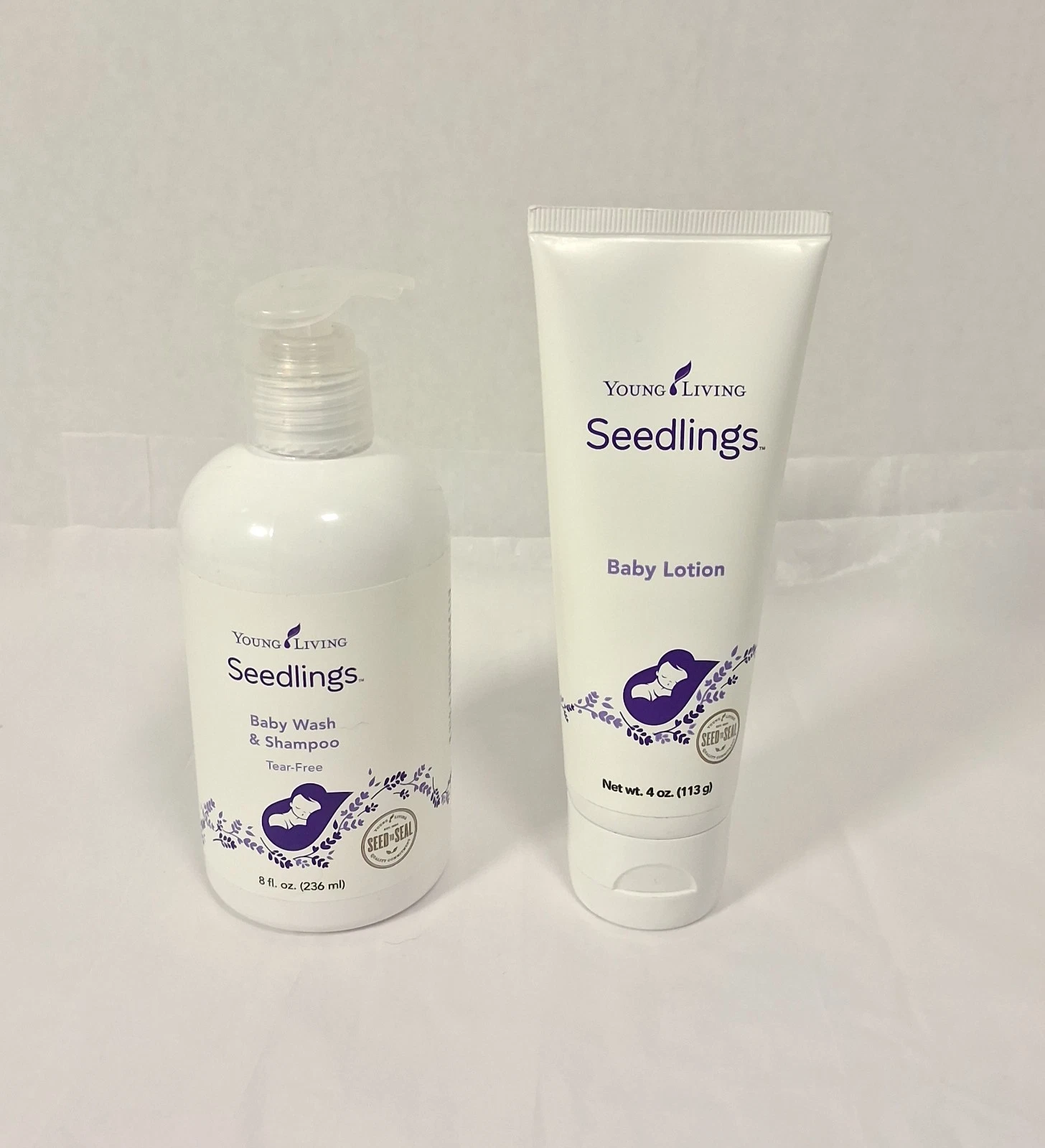Young Living Seedlings Baby Lotion 4 oz & Baby Wash / Shampoo 8 oz Tear-Free
Opens in a new window o