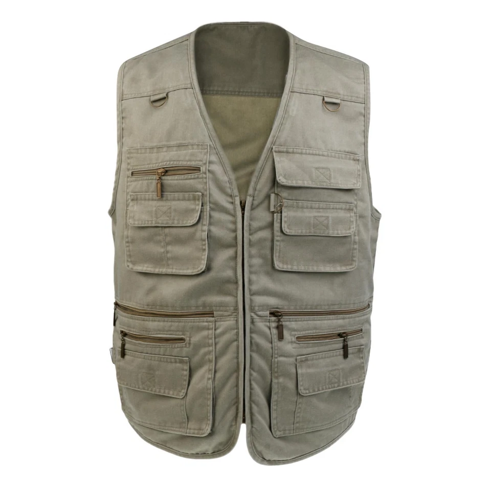 Gilet Homme Photographie Multi-poche