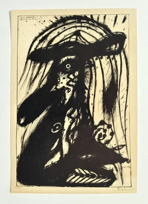 Arnulf Rainer "Als Kardinal", 1967 - Bild 1 von 4