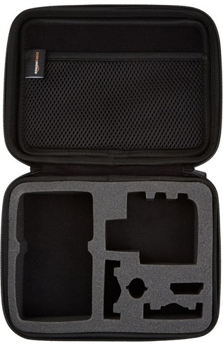 Amazon Basics Small Carrying Case for GoPro And Accessories - 9 x 7 x 2.5 Inches - Picture 2 of 9
