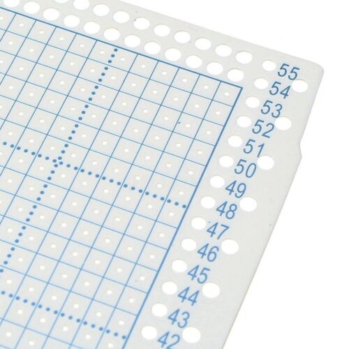 Tarjetas perforadoras en blanco 24 puntadas BS para máquinas de tejer Brother KH881 KH260 10 un. - Imagen 4 de 7