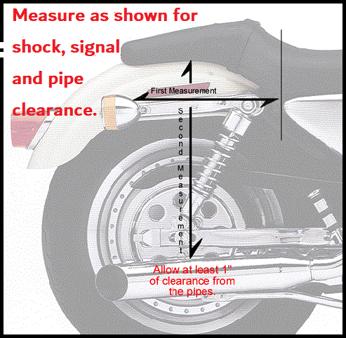 14-034-WATERPROOF-ZIP-OFF-Saddlebags-W-Studs-and-Pockets-For-HARLEY-DAVIDSON