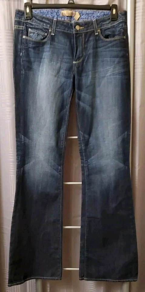 Paige Demin Manhattan Bootcut Jeans Women's Size 30x34 Made in USA - Image 2 of 4