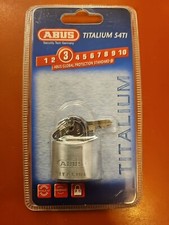 ABUS - 54TI/30 Titalium Padlock 30mm, double bolted steel shackle