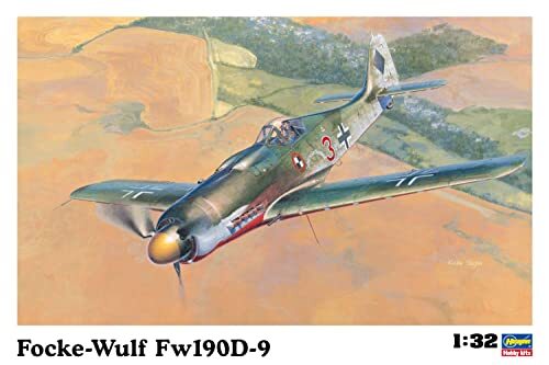 8069 Hasegawa Aircraft Series St19 Fockewulf Fw190D9 Plastikflugzeug im Maßst... - Bild 2 von 3