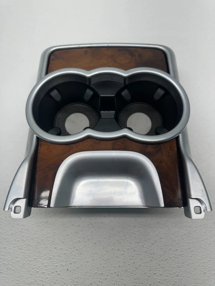 Mercedes-Benz R350 W251 2007-2013 consola central portavasos madera grano OEM Foto 2 de 4