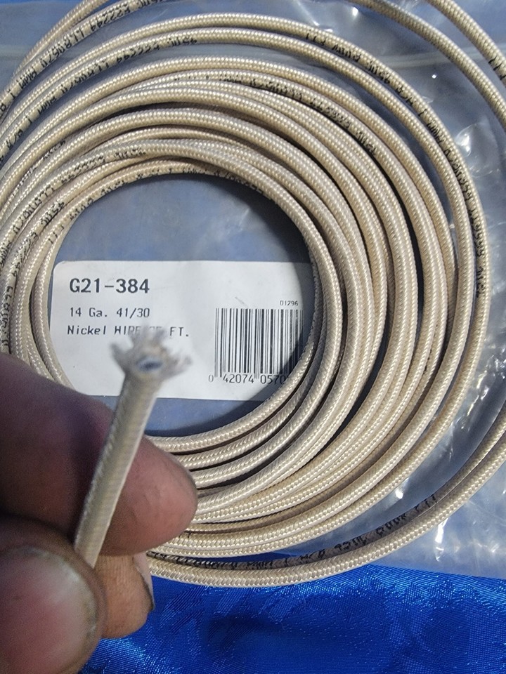 25ft 16 Gauge Primary Cloth Wire - For Hit & Miss Engines, Maytag Gas Motors & Buzz Coils 12 thumbnail image