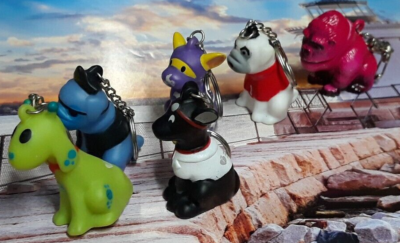 American Heart Association AHA Dog Key Ring Collection - Set of 5
