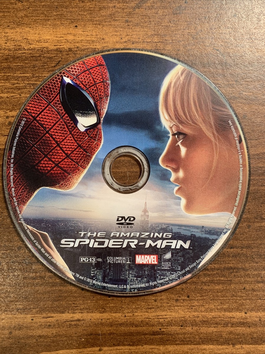 The Amazing Spider-Man DVD 2012 Emma Stone Andrew Garfield