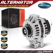 Alternator for Chevy Trailblazer 2007-2009 Buick GMC 150A 12V CW 6-Groove Pulley