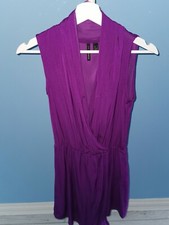 Mango purple wrap dress eu XS