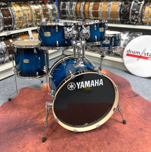 Yamaha Stage Custom Birch Shellset " Deep Bleu Sunburst " - 20 10 12 14 " + - Zdjęcie 1 z 18