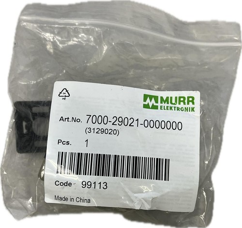 MURR Elektronik 7000-29021-0000000 Ventilstecker SVS schwarz transparent