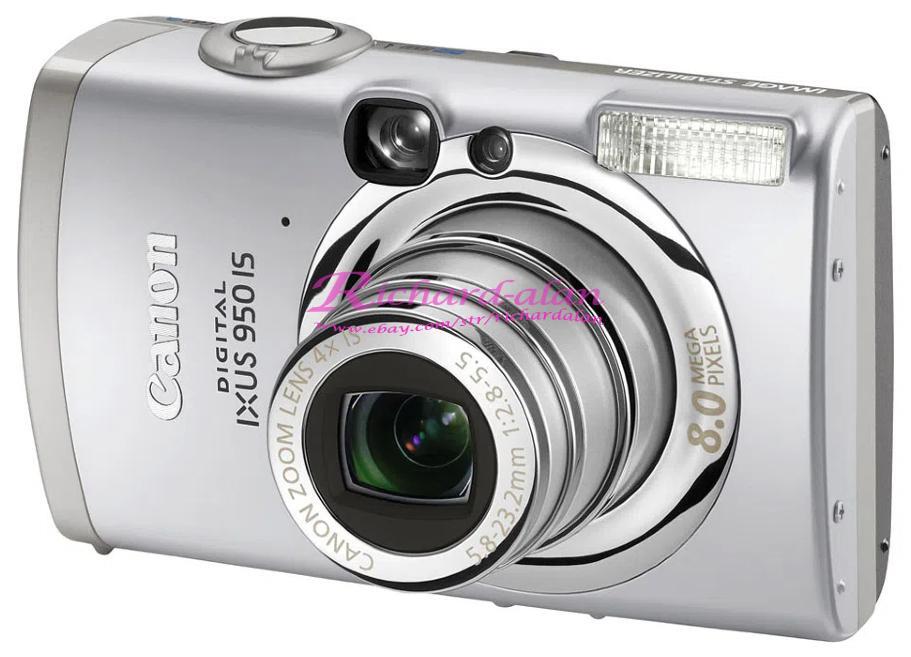 Canon IXUS 950 IS 8.0MP 4x Optical Zoom CCD Digital Camera 