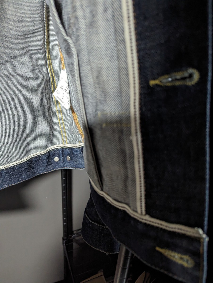 Visvim 101 Japanese Raw Selvedge Denim Jacket Size 2 | eBay Visvim 101 Japanese Raw Selvedge Denim Jacket Size 2 | eBay