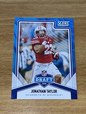 2020 Score NFL Draft Jonathan Taylor Showcase Blue RC 91/100 Indianapolis Colts