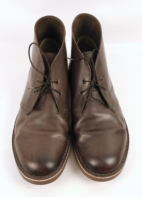 Clarks Chukka Boots Mens 13 Bushacre 3 Desert Brown Leather Beeswax Casual 15522 s-l400.jpg main image 2
