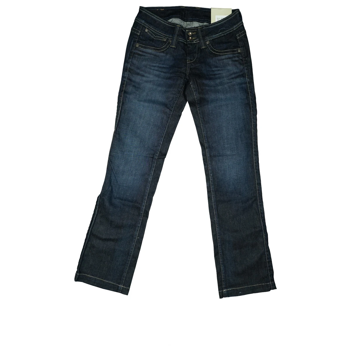Pepe Jeans Banji Femme Stretch R gulier Bas Droit Pantalon 34 W26
