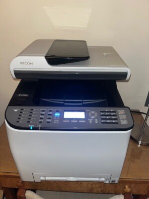 Ricoh SP C250SF Color Printer Scanner w/new toners incl.  3,171 prints  PU in MD