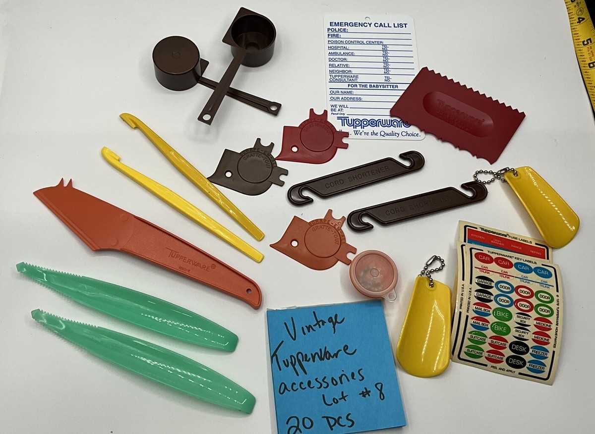 Vintage Tupperware accessories gadgets for the kitchen Large lot