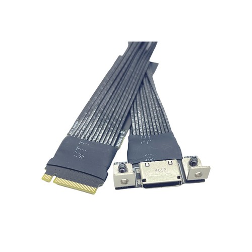 new M.2 to Oculink 4i Extension Cable for M.2 Mkey NVME to SFF8611 Adapter Cable - 第 10/13 張圖片