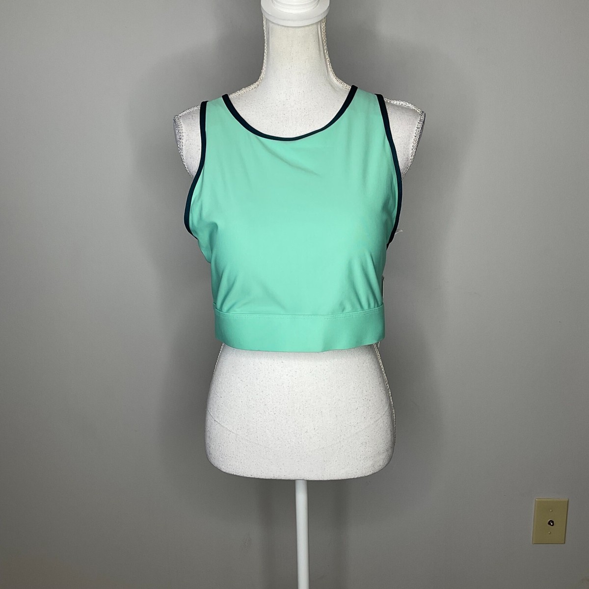 Fabletics Ella High Impact Sports Padded Bra Top Blue Womens XXL