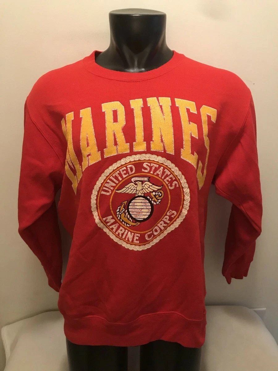 Vintage Marines United States Marine Corps USMC Sweatshirt Mens XL Made in  USA