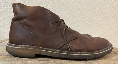 Clarks Desert Boots Men\'s US 11 Brown Leather Chukka Crepe Sole‎ s-l1200.jpg main image 2