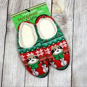mens christmas slippers