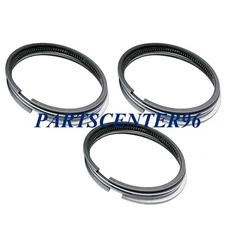 New 3 Sets std Piston Ring Set Fit for Yanmar 3TNA66 3TNE66 Engine