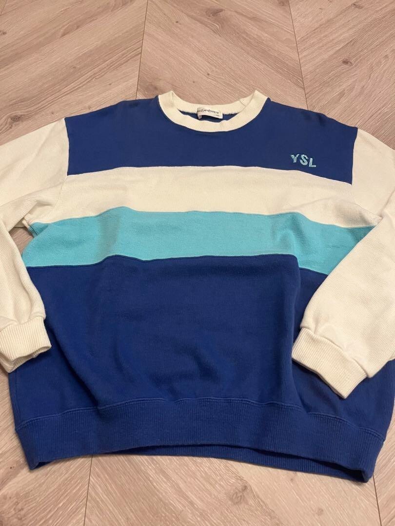 Autentico maglione maglia Yves Saint Laurent vintage YSL taglia 160 S GIAPPONE