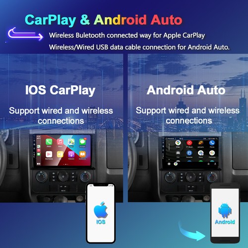 FOR FORD ESCAPE 2007-2012 Car Stereo Radio Android14 CarPlay GPS Navigation 64GB - Picture 5 of 15