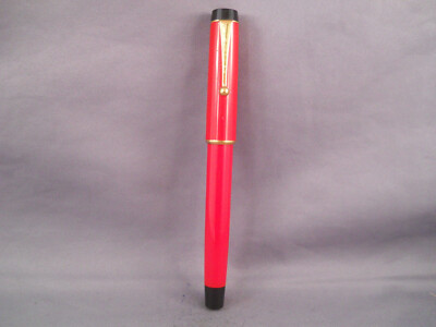 Parker Vintage Big Red Ball Pen-Red (Parker USA Clip) gold trim | eBay