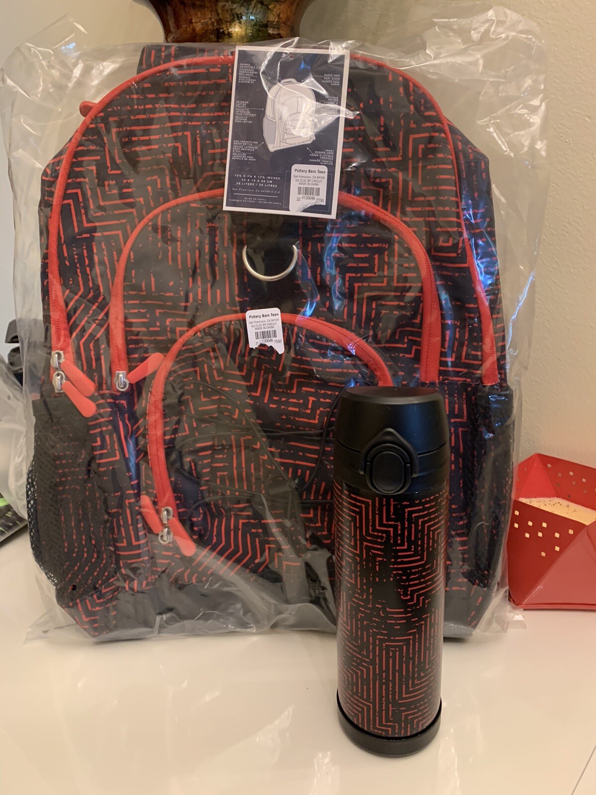 PONY Scuola Ceramica Fienile STAR WARS ZAINO GRANDE + ACQUA BORSA VIAGGIO SPAZIO ? .