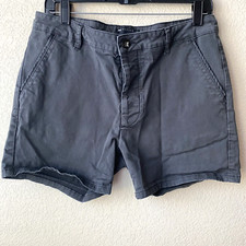 Asos Womens Shorts Size 34 Gray Chino