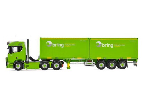 Remolque para WSI para Scania R NORMAL CR20N 6X2 + CONTENEDOR 2X20FT - 3 EJES modelo 1:50 - Imagen 3 de 4