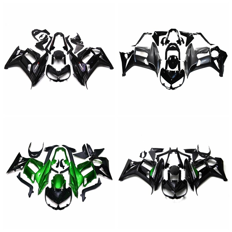 Injection Green Fairing Kit for 2010-2015 Kawasaki Z1000SX Ninja 1000 Bodywork