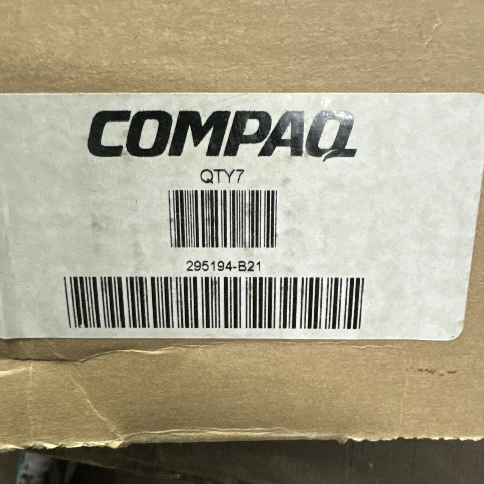 NEW 7/PK Compaq DLT IV DATA TAPE CARTRIDGES 295195-B21 Factory Sealed Package - Image 4 of 4
