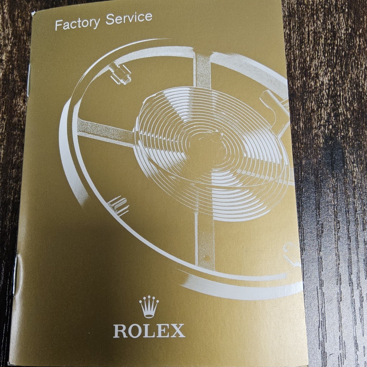 rolex factory service