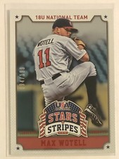 Max Wotell 2015 USA Baseball Stars & Stripes Longevity Ruby 94/199 Mets Reds 