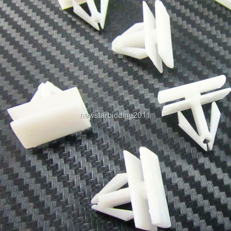 15 Pack GM Rocker Panel Moulding Clips - Push-Type Retainer Fasteners, Replaces 25693852 - View #2