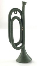 Vintage Stony Smith Marx Army Green Trumpet Accessories Military Toy S174