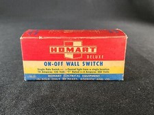 50s Vintage Homart Deluxe No.5247 Brown Wall Switch