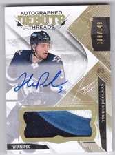 Tucker Poolman 17/18 Upper Deck Ultimate Autographed Debut Threads /149