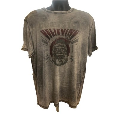 Mens Lucky Brand Don t Stop Believing Venice Burnout XL Faded