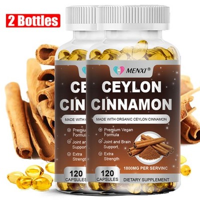 Super Ceylon Cinnamon 1800mg 240Caps Highest Potency Blood Sugar Support