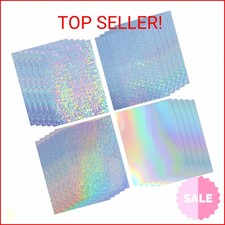 Koala Holographic Sticker Paper for Inkjet Laser Printers, 20 Sheets Printable
