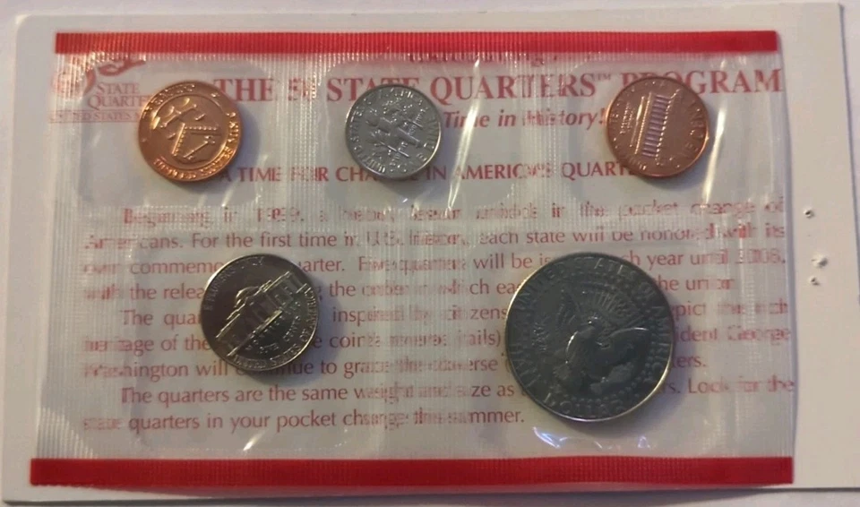 1991 D United States Uncirculated Mint Set 5 Pcs - Image 2 of 2