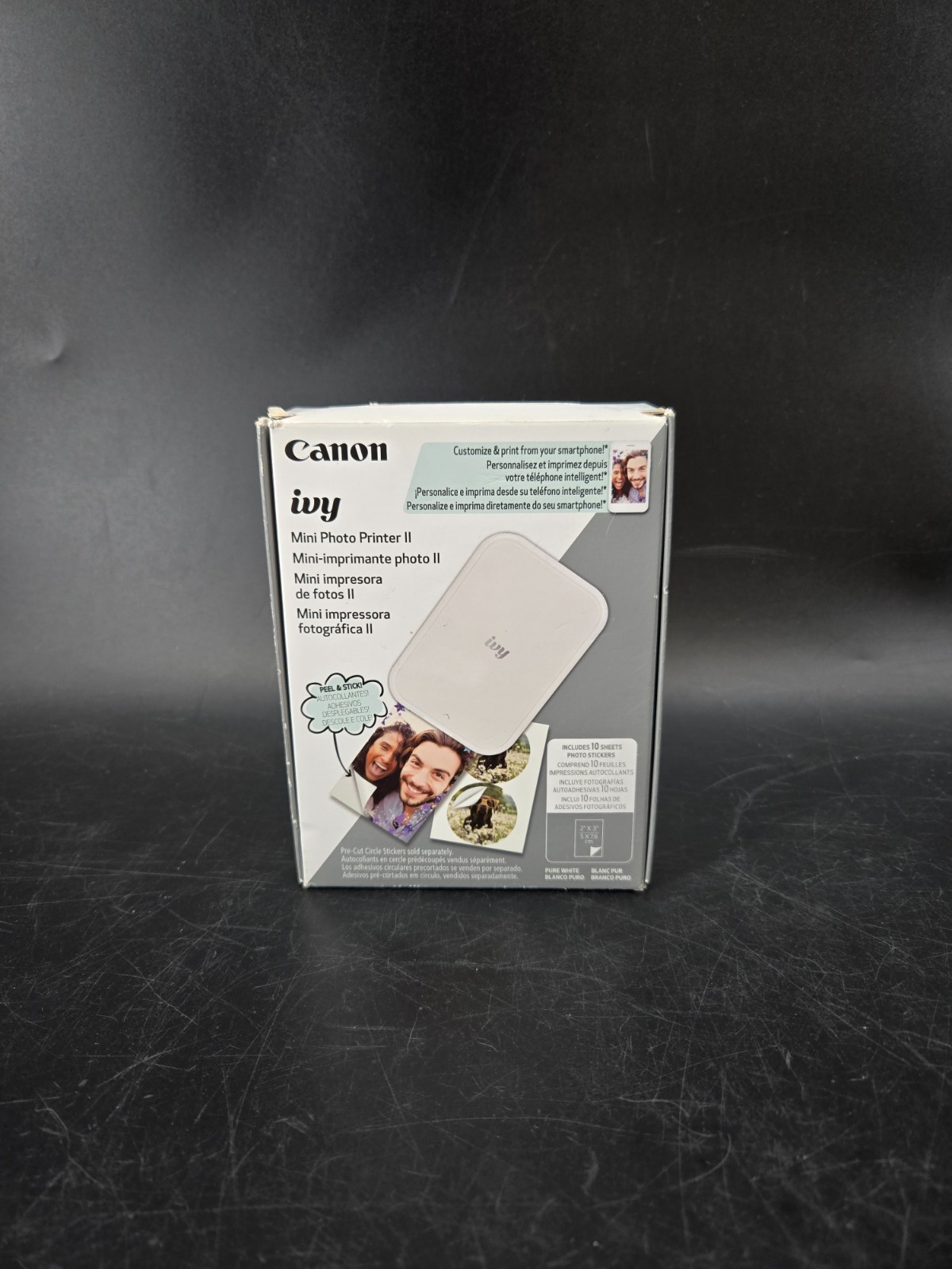 Canon Ivy Mini Photo Printer 2nd Gen White PV-223-PW
